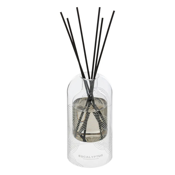 Diffuseur de parfum Ilan 500ml verre eucalyptus
