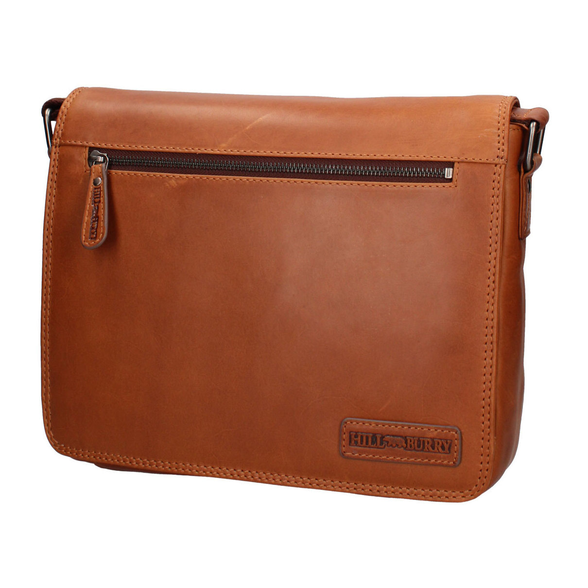 Borsa a tracolla  da uomo In Vera pelle Made in Italy 30x24x10 cm