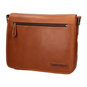 Borsa a tracolla  da uomo In Vera pelle Made in Italy 30x24x10 cm