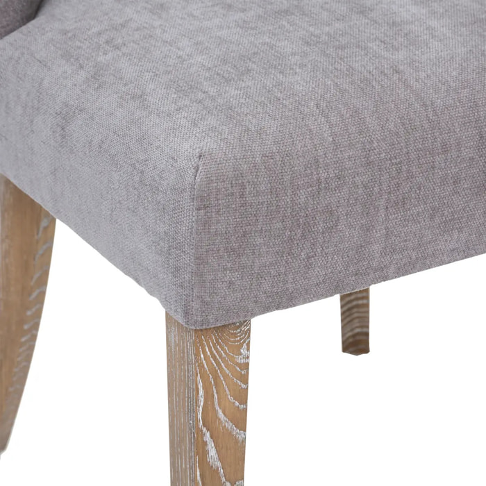 Chaise "Livia" gris