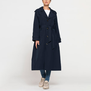 TRENCH LUNGO CON CINTURA