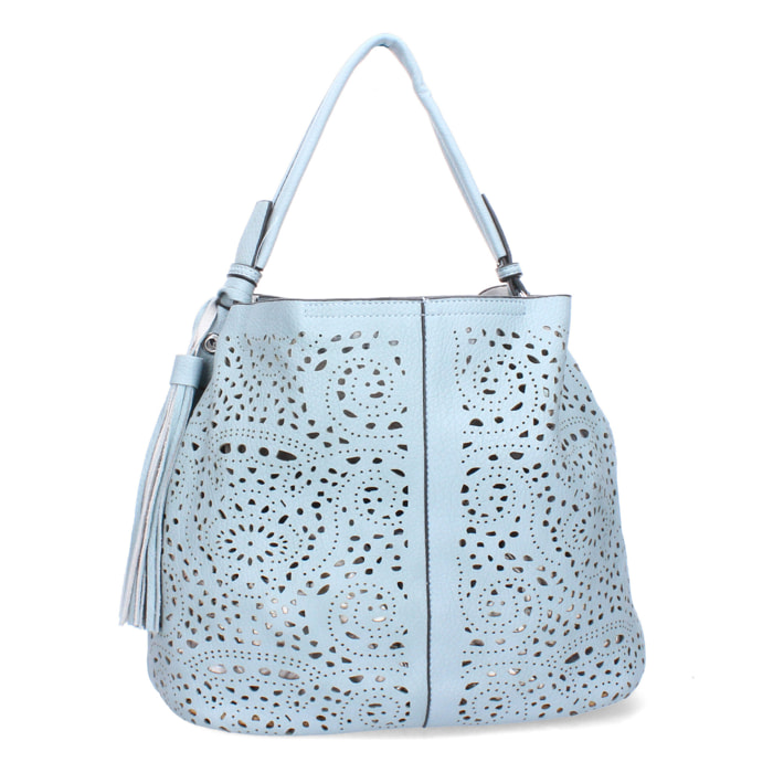 Bolso de hombro de Mujer con dos piezas, compartimento principal con cremallera