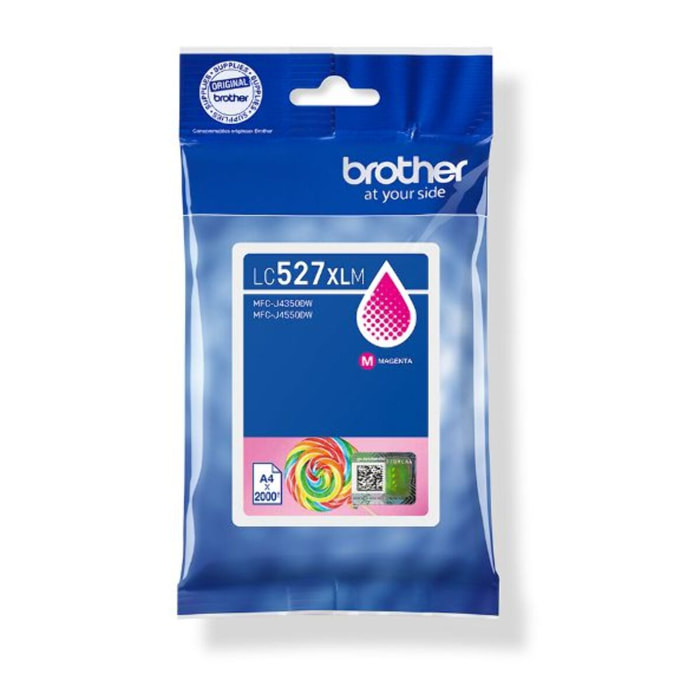 Cartouche d'encre BROTHER Originale LC527 XL Magenta Haute Capacité - LC527XLM