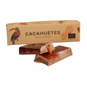 Barre Fourrée Lait Cacahuètes - 35g