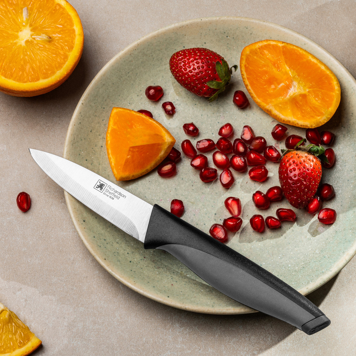 Ventaja negro y gris - Juego de 5 cuchillos