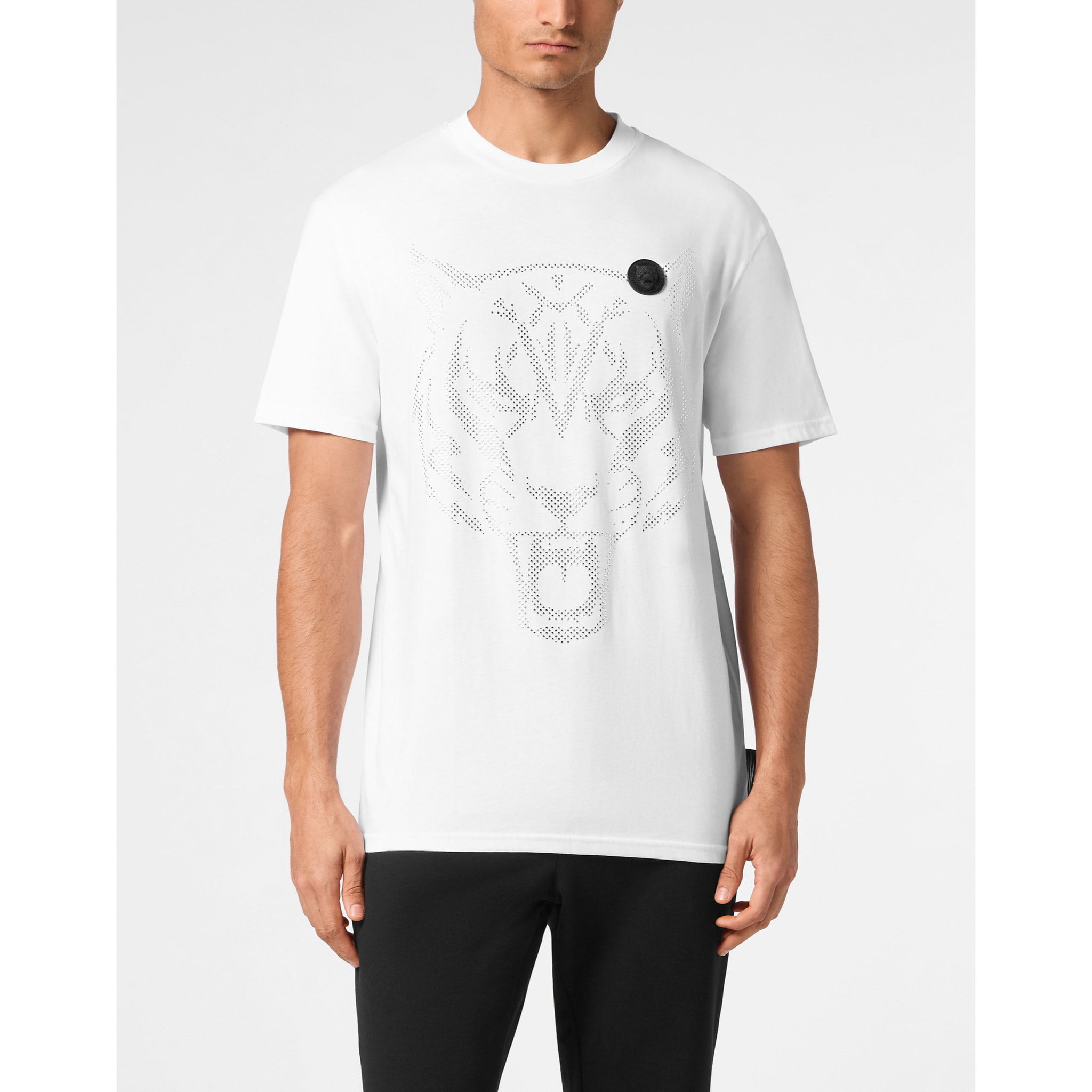 PLEIN SPORT Camiseta Cuello Redondo TIGER