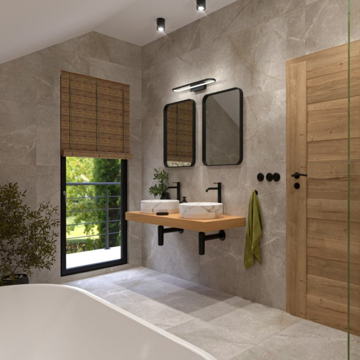 Aurum mitigeur lavabo haut inoxydable, à levier, sans vidage, noir mat SATBAUR285C avec une garantie de 5 ans