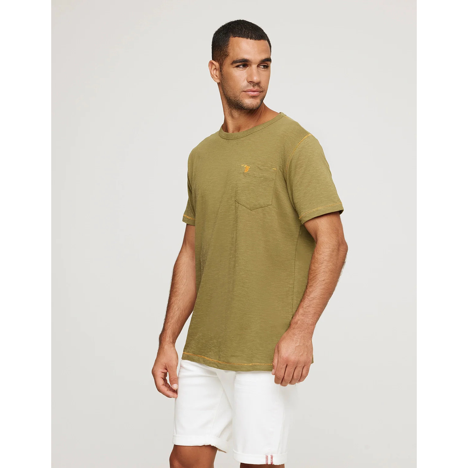 Camiseta Manga Corta Caqui - Darwin