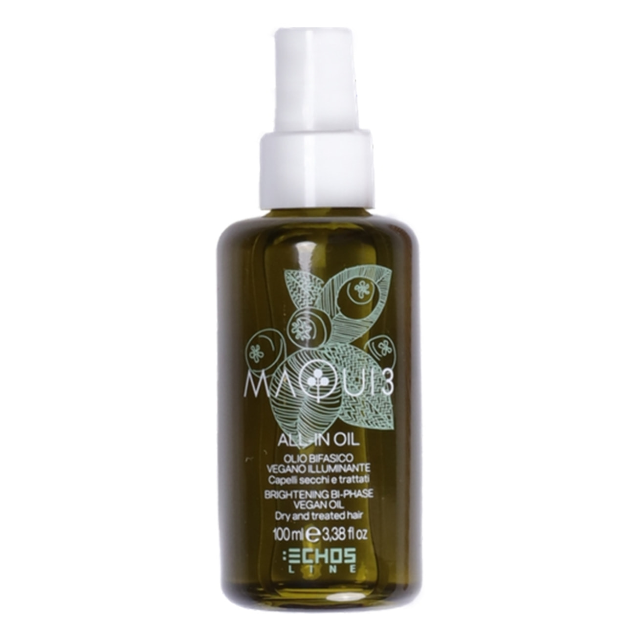 ECHOSLINE Maqui 3 All-in Oil - Cabello Seco y Tratado 100ml