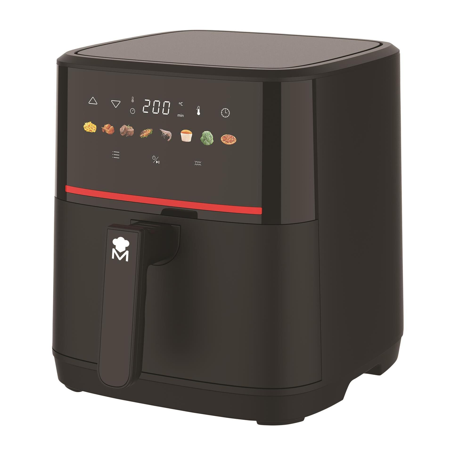 Freidora de aire EXCELLENCE de 6,5L y 2200W de Cocción rápida y saludable MasterPRO