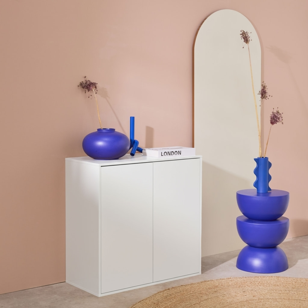 Module de rangement décor bois 2 portes 70cm KOMPO