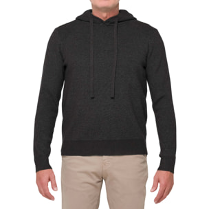 Jersey Parbat tipo sudadera con capucha negro