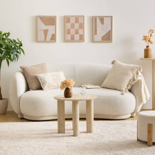 Toile imprimée Baka 30x40cm marron