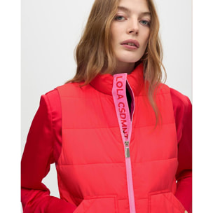 Gilet Corto Imbottito a Contrasti