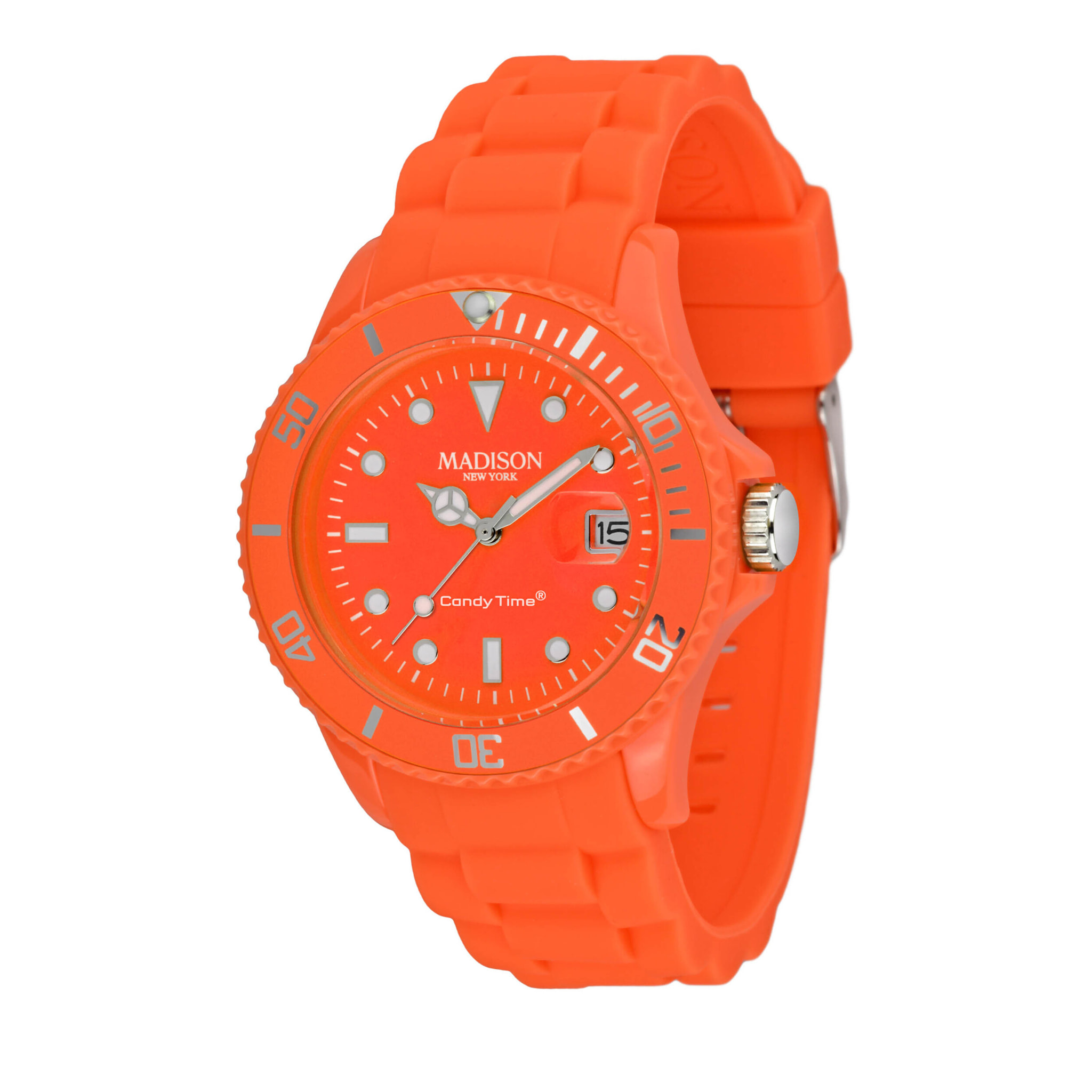 Reloj Madison U4503-51 Unisex Analogico Cuarzo con Correa de Caucho