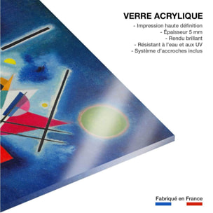 Tableau célèbre Kandinsky Blue Painting Tableau plexiglas