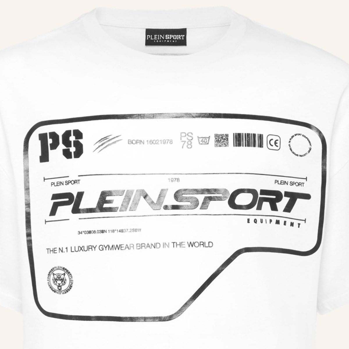 PLEIN SPORT Camiseta Cuello Redondo Ss