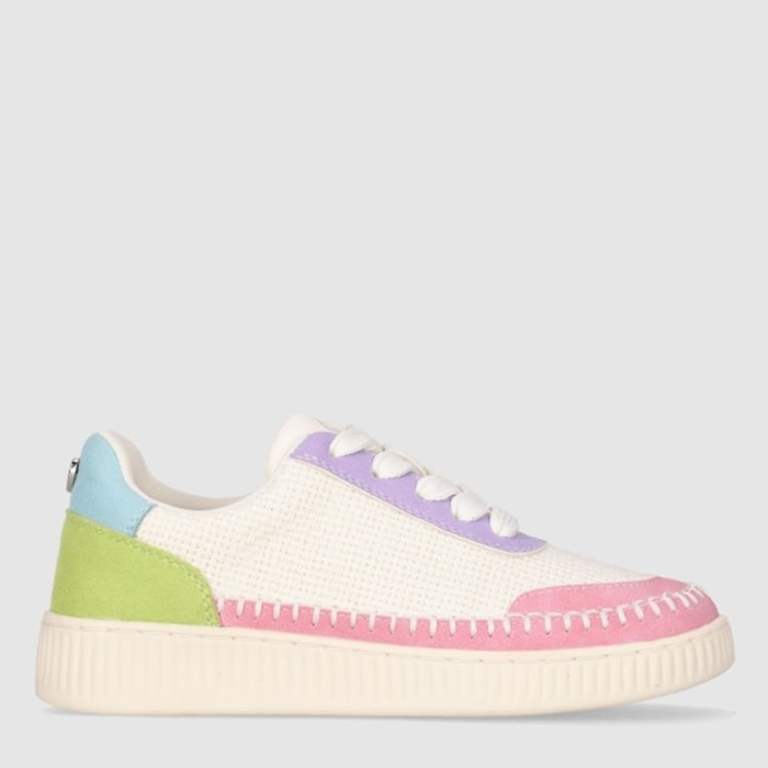 Deportivos de Tejido - Multicolor - Tacón: Bajo