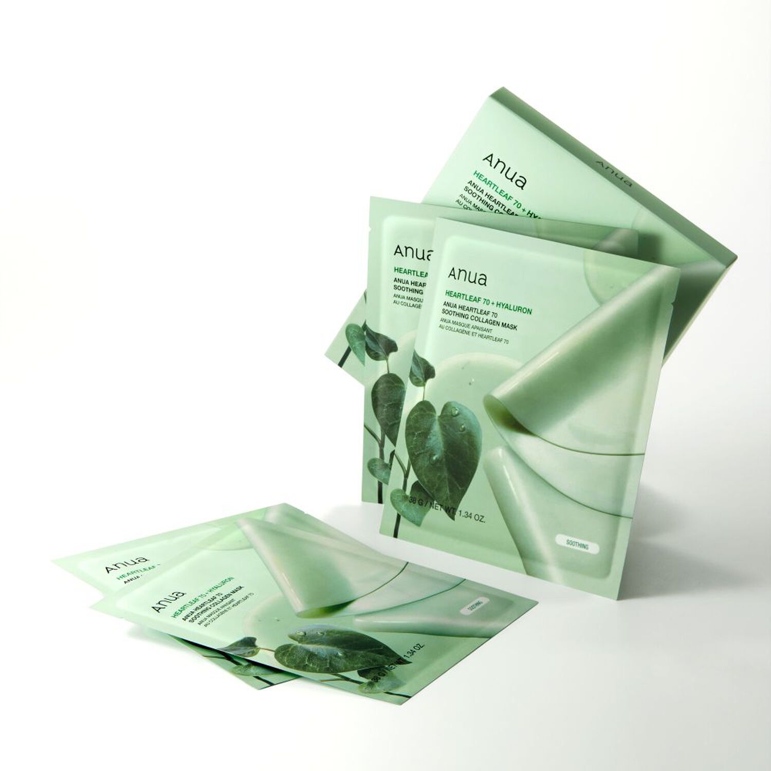 Heartleaf 70 Soothing - Masque Hydrogel Apaisant 4x38g