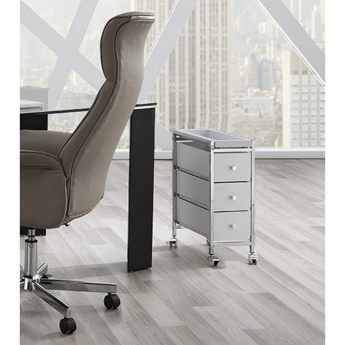 Tomasucci commode avec roulettes BALDO 3/C Blanc