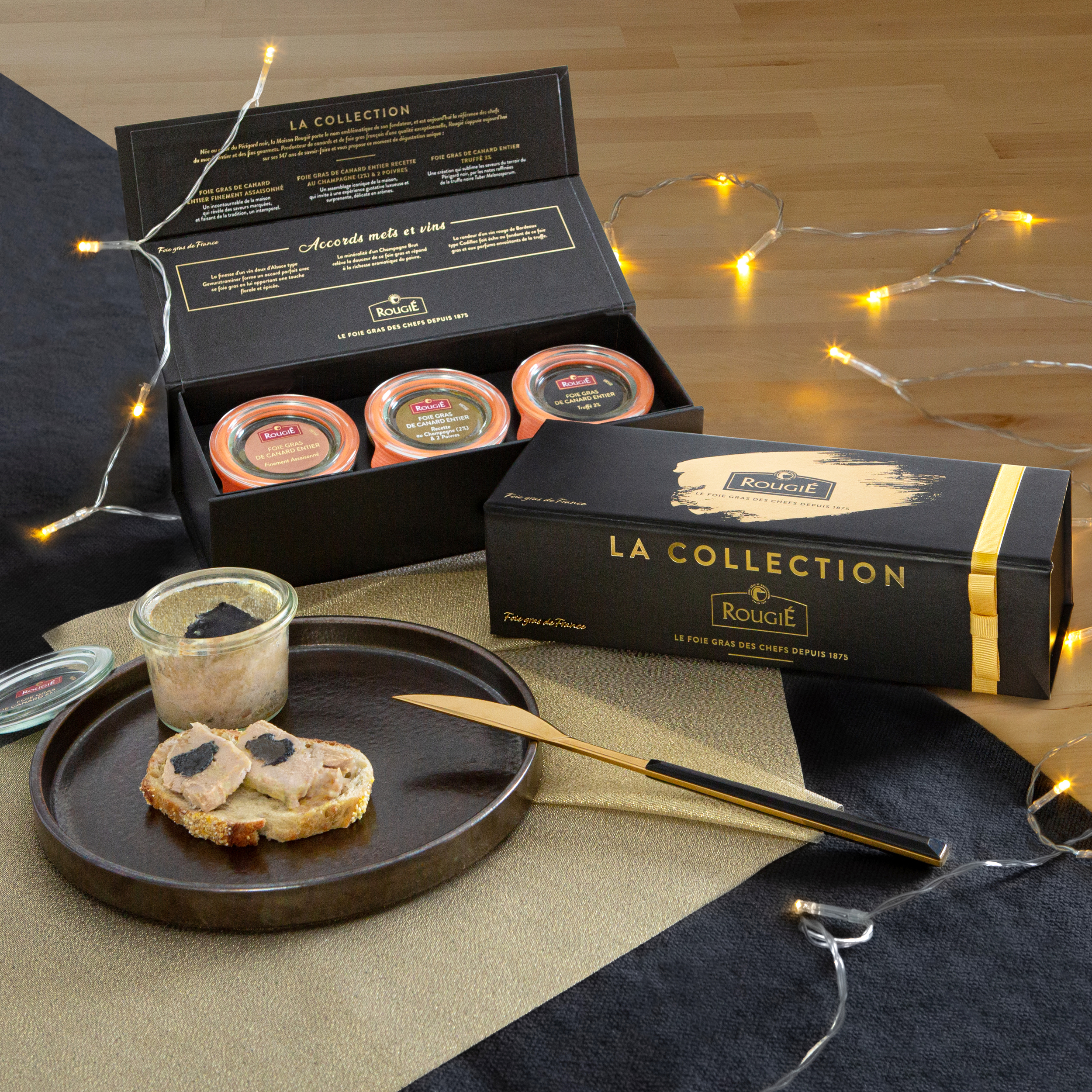 Coffret Collection - trio de foie gras de canard entier - 3x60g