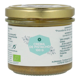 PLANETA HUERTO | Crema de Pistacho 100% ECO 100g Natural, Rica en Proteínas Vegetales - Crema de Pistacho Fibra, Ácido Fólico y Grasas Saludables | Antioxidante y Reductor del Colesterol