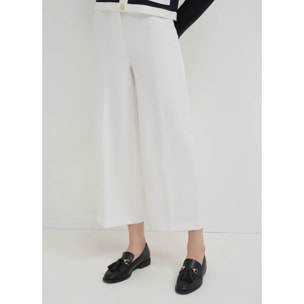 Pantalone culotte tinta unita