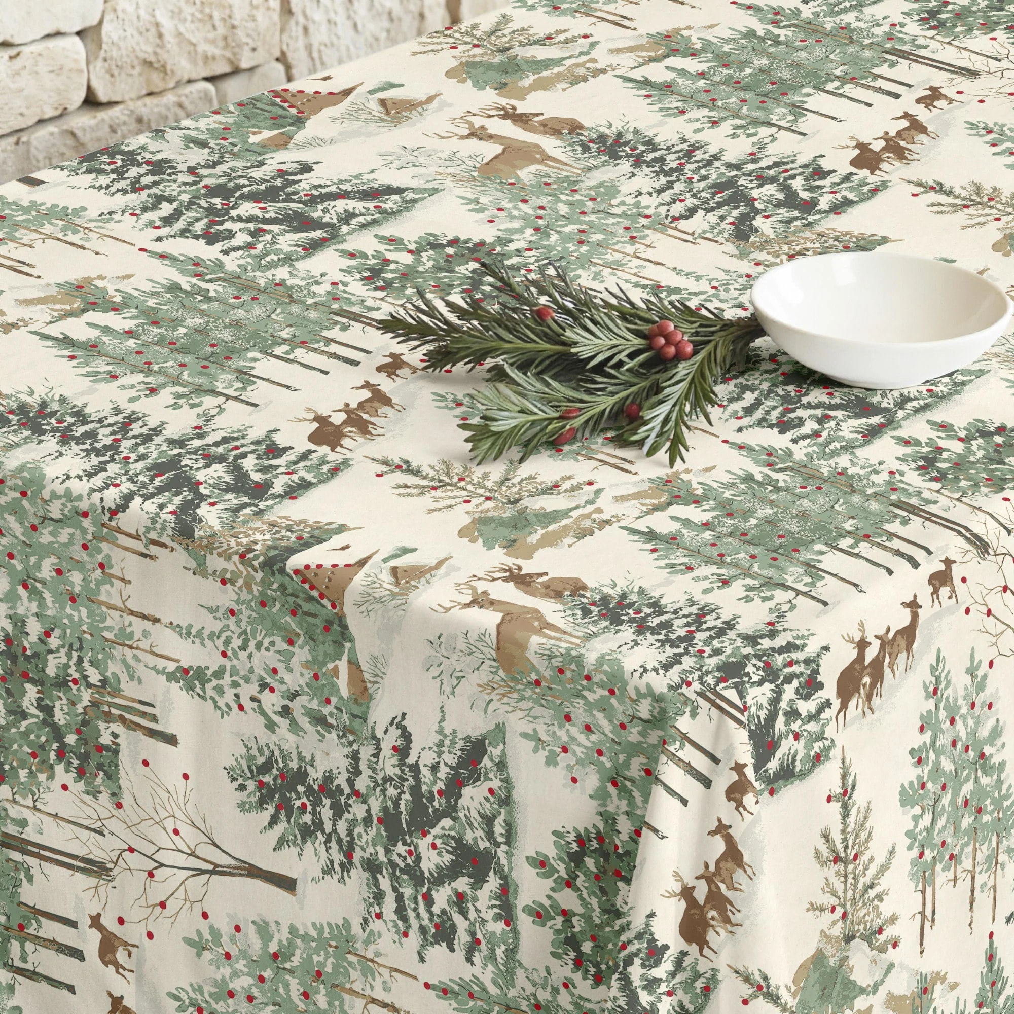 Nappe en résine Anti-tâches Christmas Ciervo 1