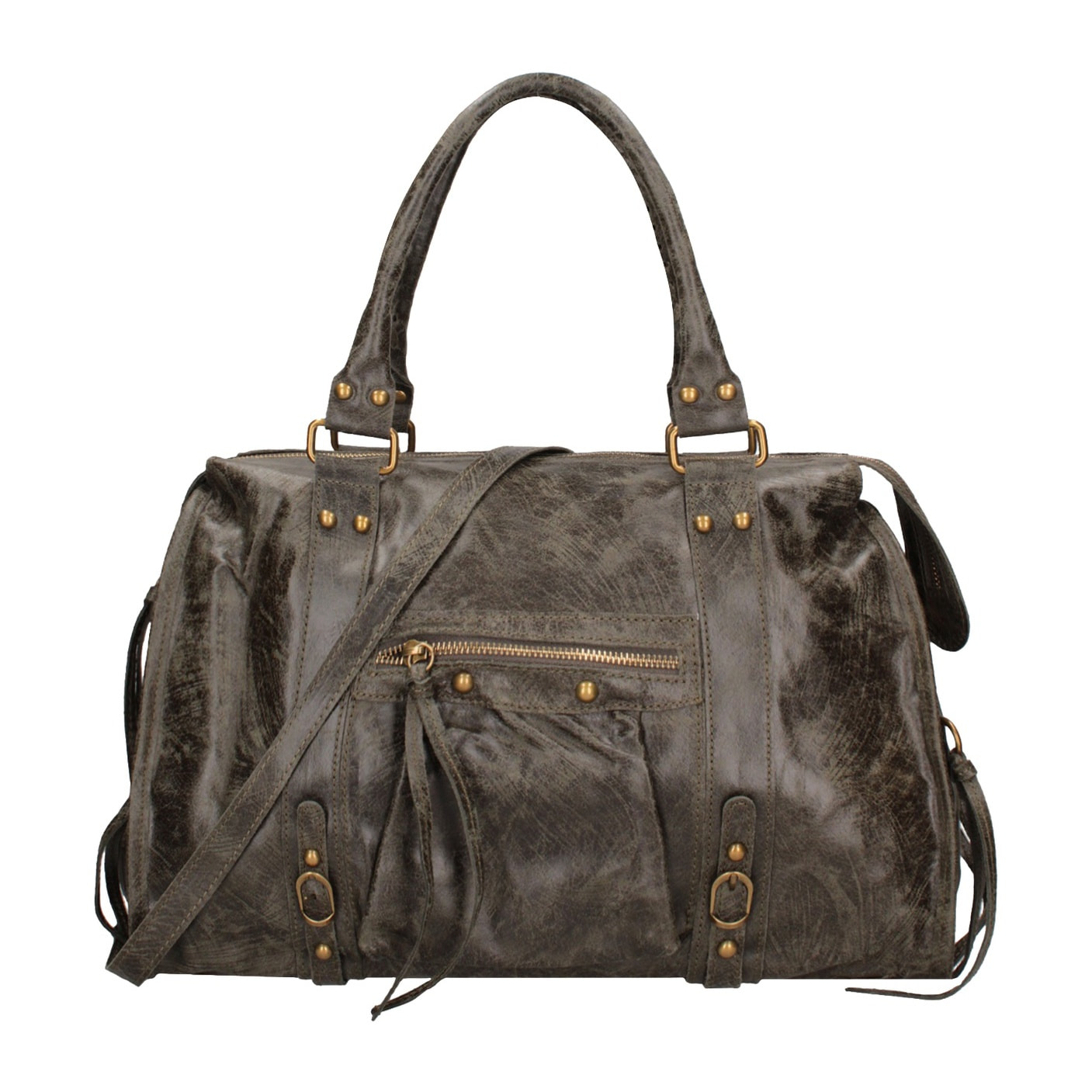 Borsa a spalla da donna - Modello Clara - Vera pelle - 41.0 x 28.0 x 13.0 cm