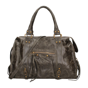 Borsa a spalla da donna - Modello Clara - Vera pelle - 41.0 x 28.0 x 13.0 cm