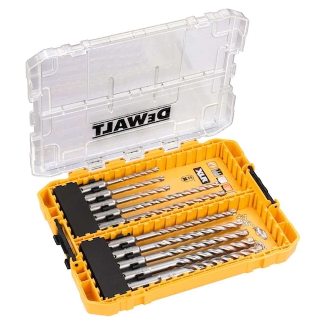 Coffret toughcase béton SDS-PLUS 10 pièces - DEWALT - DT70752-QZ