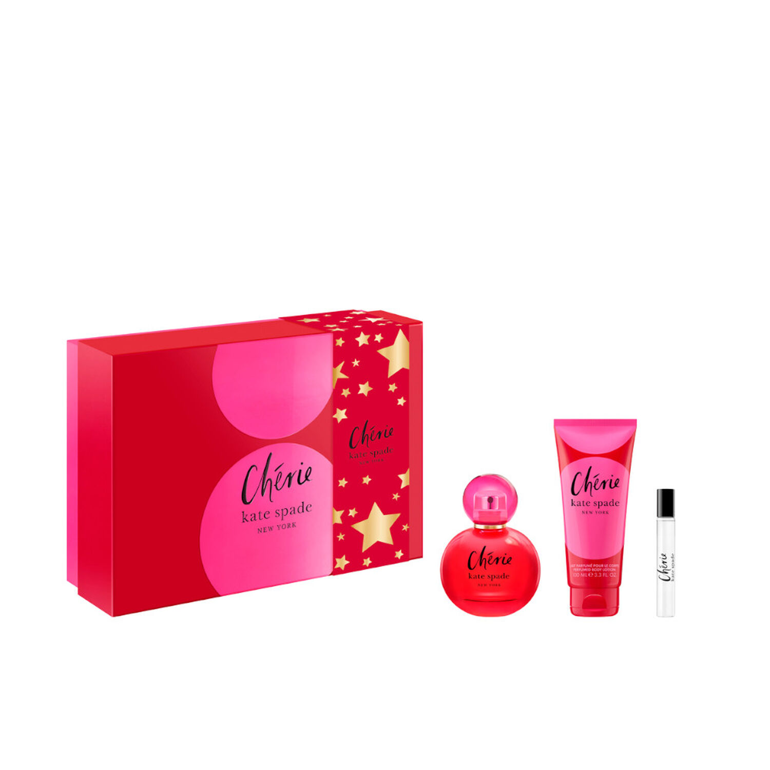 Chérie - Coffret Eau de Parfum 100 ml + 2 Produits