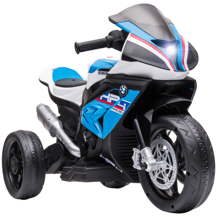 Moto Eléctrica BMW HP4 para Niños de +18 Meses 6V con Música 82,5x42x54 cm Azul