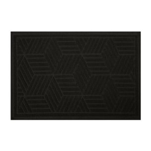 Tapis de bain Coton CUBO 50x80cm Noir Spirella