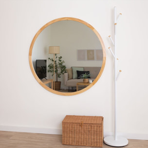 Miroir rond mikael naturalle 110cm