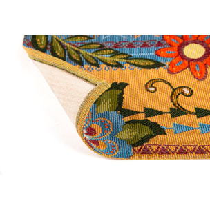 Tappeto Excelsa Gipsy Soul in poliestere e cotone 45x75x0,7 cm multicolore