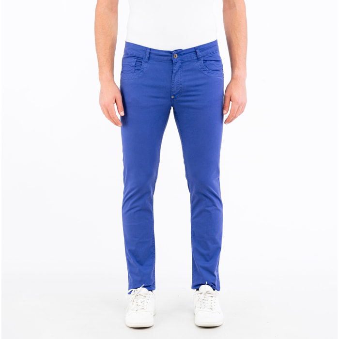 BIKKEMBERGS pantalone uomo clematis blue