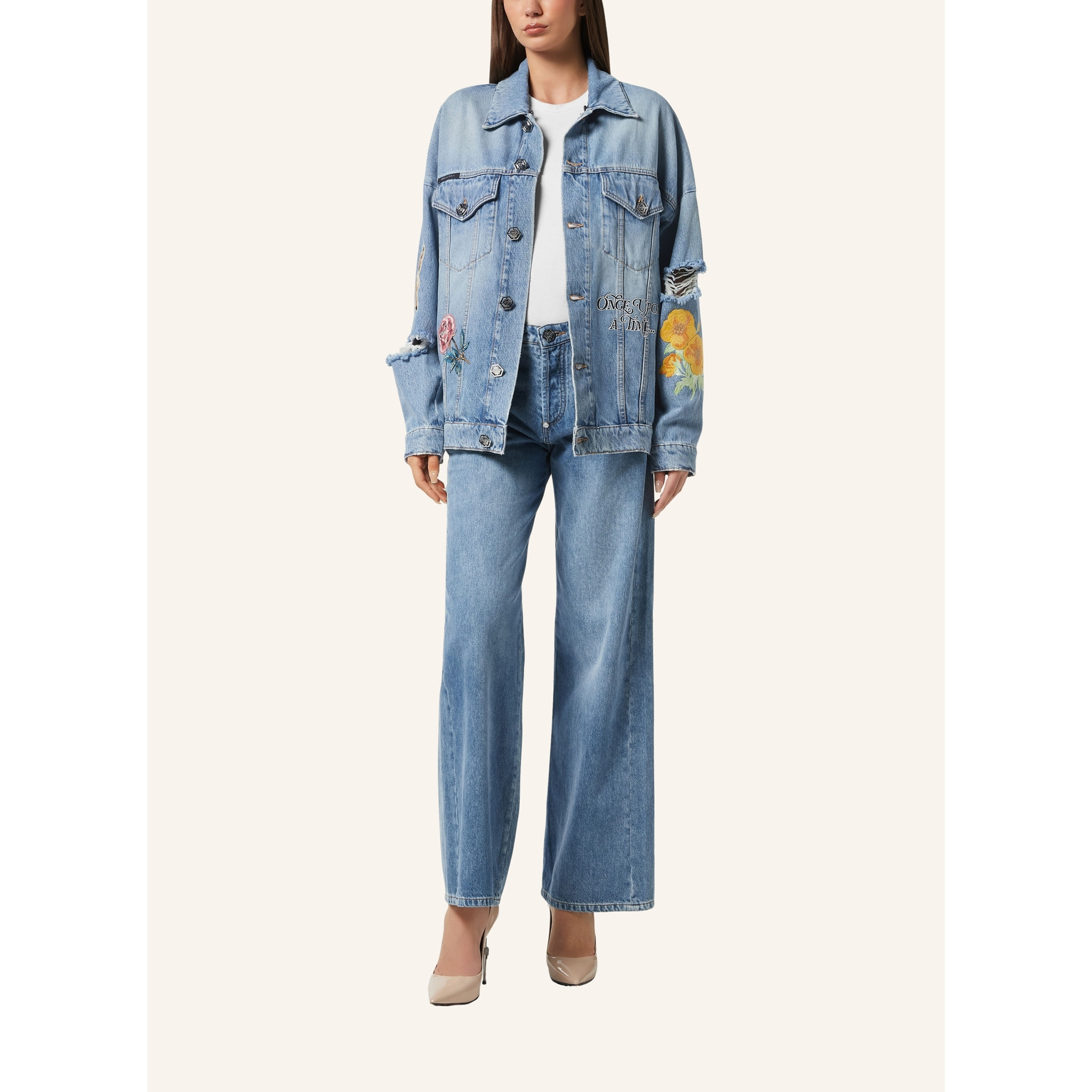 PHILIPP PLEIN Chaqueta vaquera