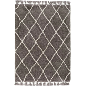 SAMIRA Alfombra shaggy bereber gris, varias medidas disponibles.