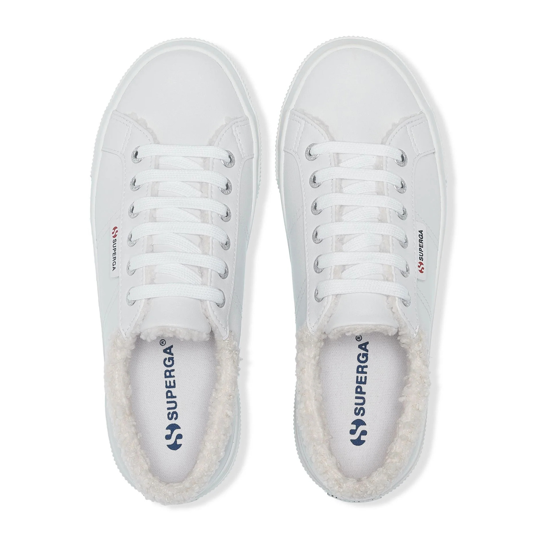 Superga - Scarpe da donna Donna Bianco - 2740 PLATFORM VEGAN MATERIAL