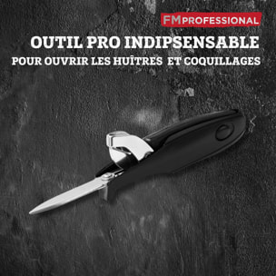 Couteau à huître 2 en 1 18 cm FM Professional Divers