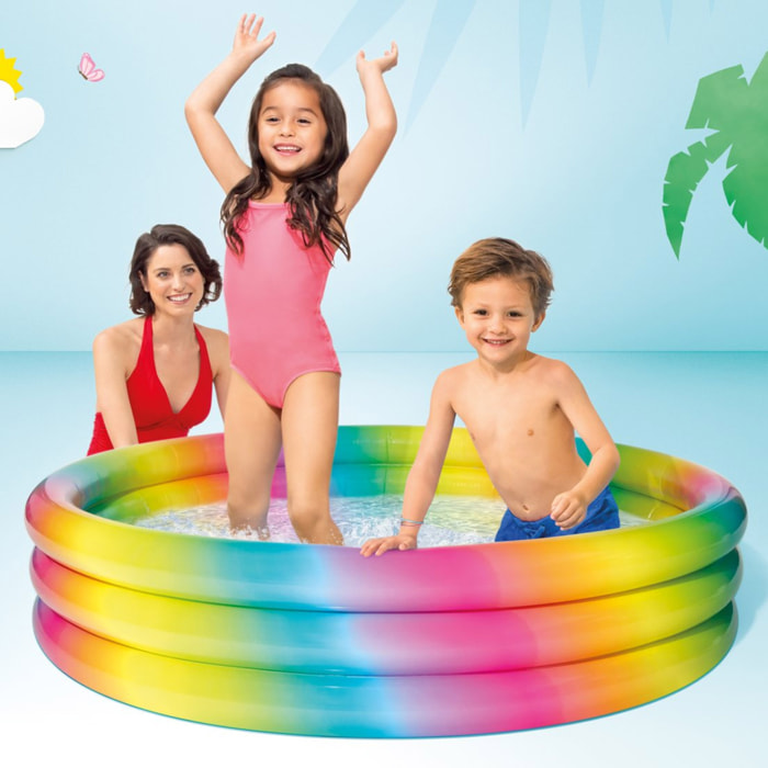 Piscina Intex Rainbow, 147x33 cm