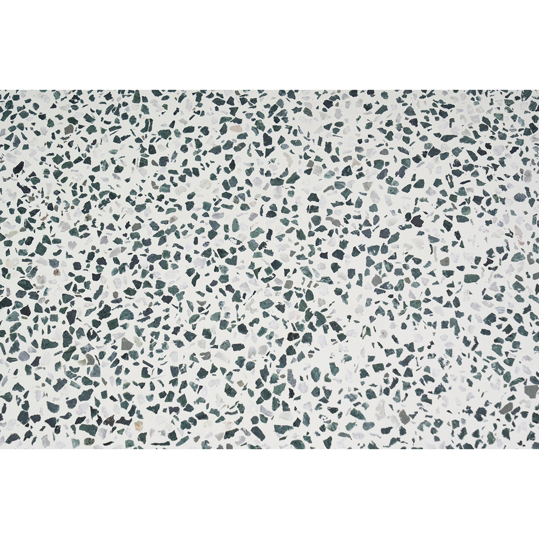 Table basse ronde design en terrazzo et métal noir D81 cm MEZZO