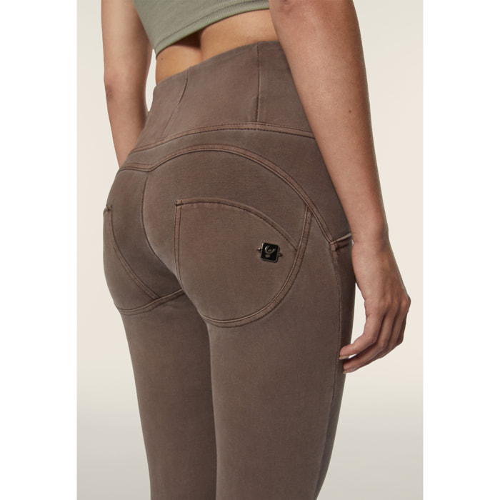 Pantaloni WR.UP® vita alta in jersey lavaggio vissuto