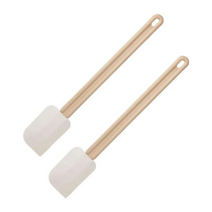 Ensemble de 2 Maryses de pâtisserie et de cuisine manche en résine 42 cm Fackelmann