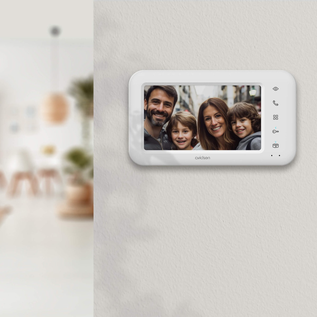 Kit Visiophone filaire 2 familles + écran supplémentaire + transformateur