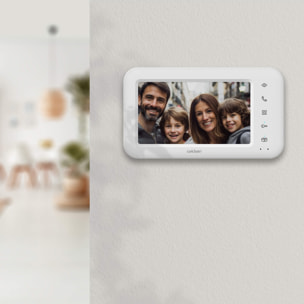 Kit Visiophone filaire 2 familles + écran supplémentaire + transformateur