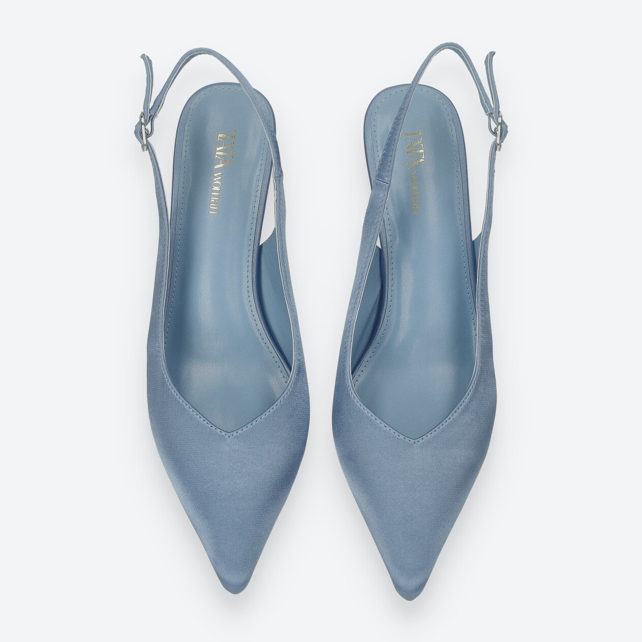 Décolleté sling back Donna Tata Italia Blu