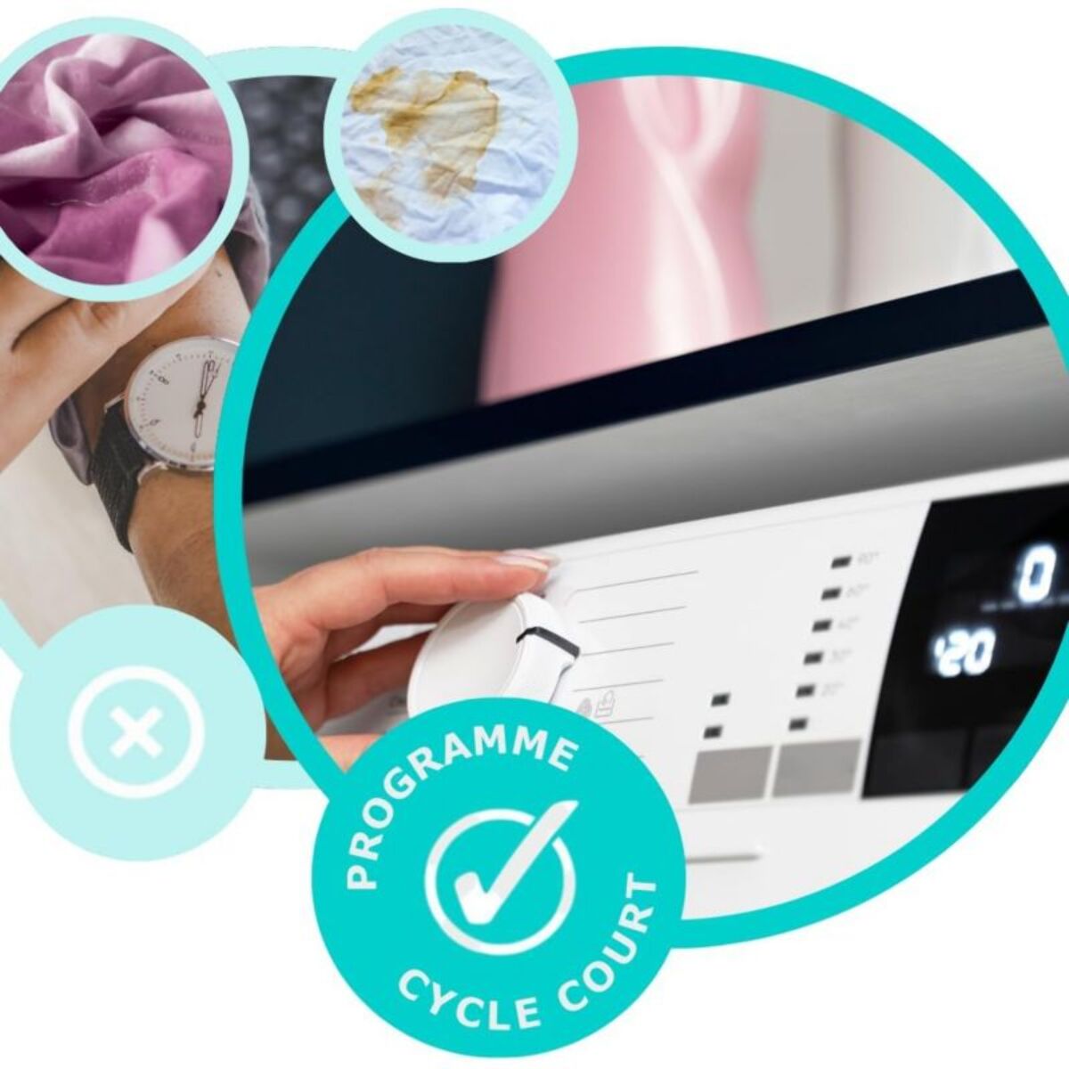 Lessive DR BECKMANN Liquide Cycle Court - Couleurs éclatantes x50 lavages