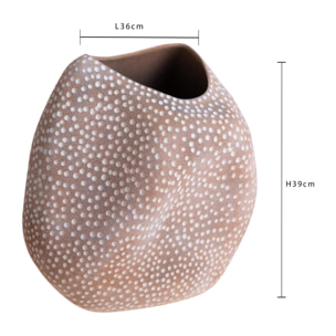 Vaso ondulato - 36xH39x28cm - Pezzi 1 - Bianchi Dino SpA